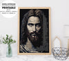 In Jesus We Trust - Jesus Portrait, Gift For Jesus Region Art, Poster Design, Printable Art