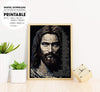 In Jesus We Trust - Jesus Portrait, Gift For Jesus Region Art, Poster Design, Printable Art