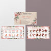 Floral Color Street Business Cards, Color Street Application Cards CL211
