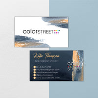 Printable Color Street Business Cards, Color Street Application Cards