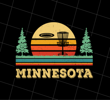 Cool Disc Png, Golf Lover Png, Minnesota Disc Golf, Minnesota Lover, Png Printable, Digital File