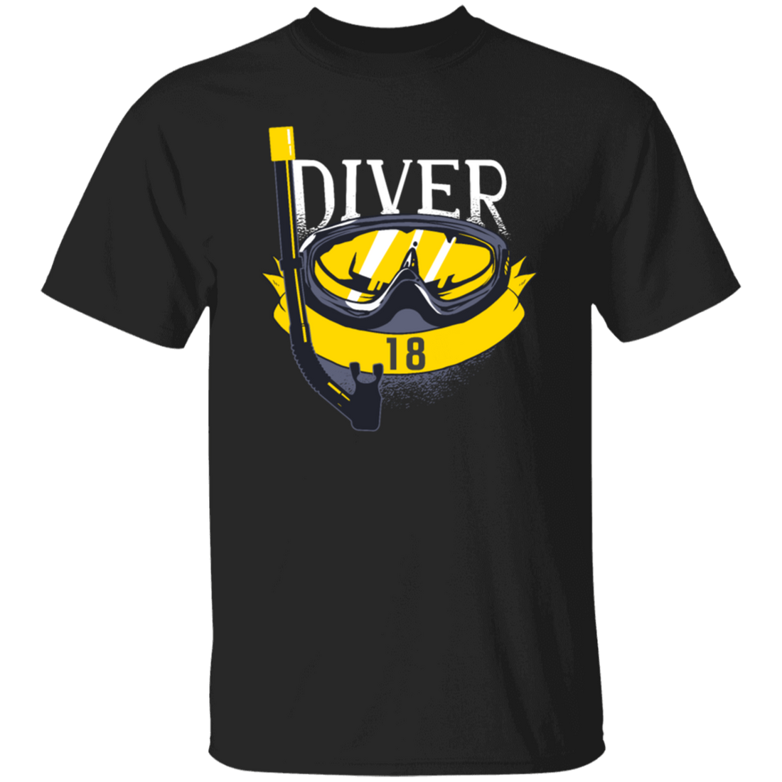 Celebrate the milestone of turning 18 with the perfect gift for the adventurous soul. This exclusive Cool Diver t-shirt features a bold and stylish design, perfect for anyone passionate about scuba diving. Made with high-quality material, it's a comfortable and unique way to commemorate this special birthday.