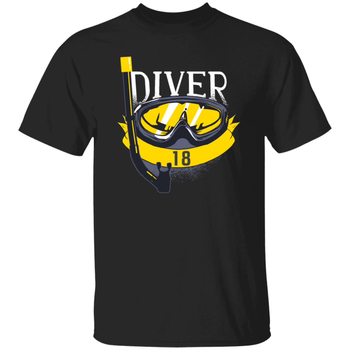Celebrate the milestone of turning 18 with the perfect gift for the adventurous soul. This exclusive Cool Diver t-shirt features a bold and stylish design, perfect for anyone passionate about scuba diving. Made with high-quality material, it's a comfortable and unique way to commemorate this special birthday.