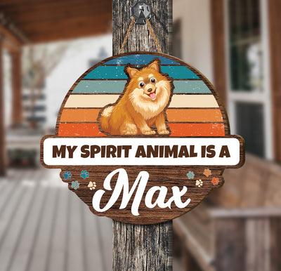 This Personalized Wood Sign For Dog is a great choice for those looking to add a personalized touch to the home. The sign is made of plywood, ensuring durability and a long lifetime. The name of your cat is displayed in a retro font, making this a truly unique modern decoration.