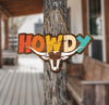 This classic Howdy Retro Style Wood Sign is the perfect addition to any home in Texas. It features a Texas iconic wooden sign with a love cow plywood sign. Add a touch of Texas charm with this classic piece.