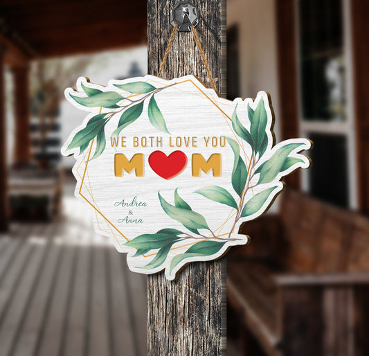 This personalized metal sign is a perfect way to express your love and appreciation for mom. Crafted with high-quality materials, this sign is designed to endure and look beautiful in your home. It can be customized with a special message to make it a thoughtful Mother's Day gift.