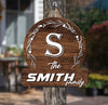 Personalized The Family Wood Sign, Custom Name House Wooden Sign WS30