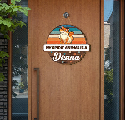 This Personalized Wood Sign For Cat is a great choice for those looking to add a personalized touch to the home. The sign is made of plywood, ensuring durability and a long lifetime. The name of your cat is displayed in a retro font, making this a truly unique modern decoration.