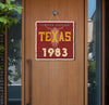 This Texas Lover Retro Style Wood Sign is a perfect birthday gift for anyone born in 1983. It has a plywood construction for an authentic, rustic look and feel. The word “Texas” is printed in the classic font from the era and makes an ideal choice for anyone with a sense of nostalgia.