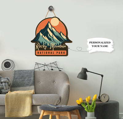 This Custom National Park's Name Wood Sign is perfect for adding some old-fashioned style to your home. Hand-crafted from sturdy plywood and featuring a vibrant retro design, this sign is a great way to show your love for your favorite national park.