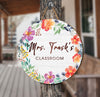 This Custom Teacher Wooden Sign is the perfect way to make your teacher's classroom stand out. Personalized with their name or flower design, it is made from durable wood, making it a lasting addition of appreciation.