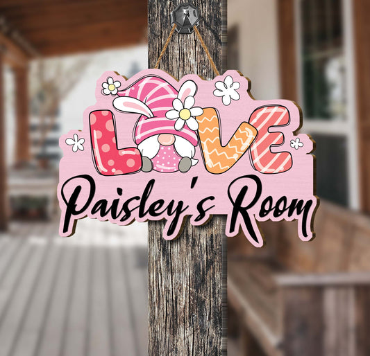 Handcrafted with premium wood, this custom Baby Girl Room Wooden Sign is made to last and add the perfect personalized touch to your little one's room. The design is customized with your baby's name and comes in various sizes to fit any room in your home.