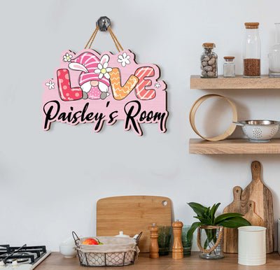 Handcrafted with premium wood, this custom Baby Girl Room Wooden Sign is made to last and add the perfect personalized touch to your little one's room. The design is customized with your baby's name and comes in various sizes to fit any room in your home.