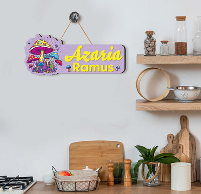 This handcrafted Custom Wooden Sign is perfect for decorating any room. The Personalized Name Room Plywood Sign is cut from high-quality birch plywood – perfect for a statement piece. Show your love for mushrooms with this unique and personal addition to your home.