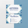 Blue Watercolor Pastel Personalized Doterra Business Card, Essential Oils Business Cards DT121
