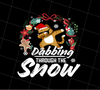 Dab Santa Cat Dabbing Through The Snow Ugly Christmas, PNG Printable, DIGITAL File
