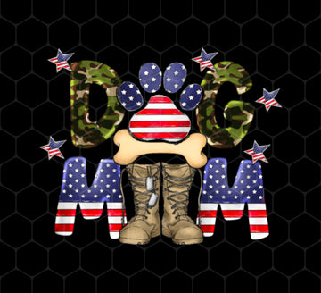 Dog Mom Gift, American Dog Mom, Love Mom Gift, Best Mom Ever, Png Printable, Digital File