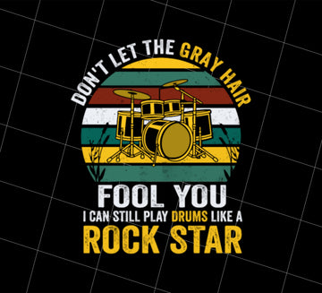 Drumming Player Vintage, I Play Drums Like A Rock Star, Love Rock, Png Printable, Digital File