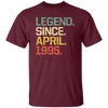 Birthday Gifts Legend Since April 1995 Premium Unisex T-Shirt