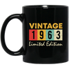 Vintage 1963 Gift, Born In 1963, Limited Edition Gift, 1963 Vintage