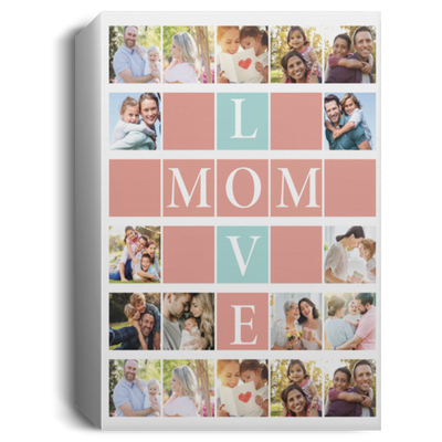 Best Mother's Day Love Canvas Gift, Custom Photos Lover CB99 Canvas