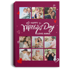 Personalized Family Photo With Wishes For Mom, Happy Momen's Day CB98 Canvas