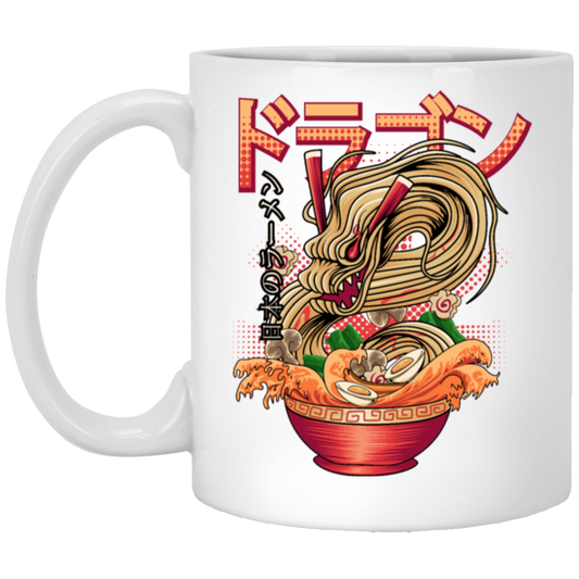 Ramen Lover, Dragon Noodle, Best Ramen, Japanese Noodle, Vintage Ramen White Mug