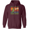 Ever Fathers Day Best Alligator Dad Fist Bump Vintage Pullover Hoodie