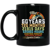 Birthday Gift, 60 Years Birthday Gift, 720 Months Love Gift, Vintage 60th Gift Black Mug