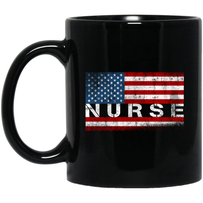 Proud Nurses American Flag Nurse Be To Husband