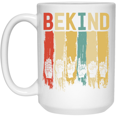 Retro Be Kind Sign Language, For Men Deaf