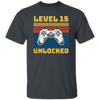 Retro 15th Birthday, Gaming Lover, Gift For Gamer 15 Years Gift Unisex T-Shirt