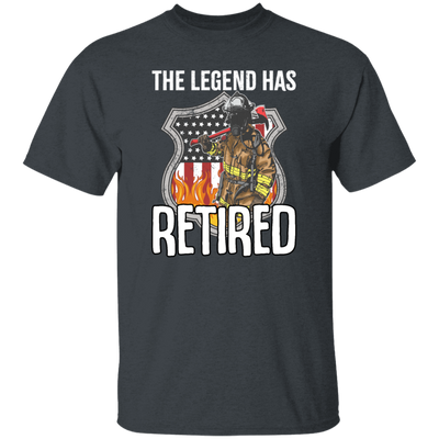 The Legend Has Retired Firefighter Retirement Gift Unisex T-Shirt