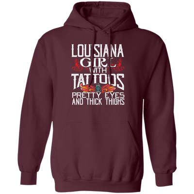 Louisiana Girl With Tattoos Pretty Eyes And Thick Thighs, Tattooed Louisiana Girl Gift