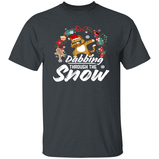 Dab Santa Cat Dabbing Through The Snow Ugly Christmas