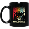 Retro 30th Birthday Gift, Level 30 Unlocked, Play Gaming Lover