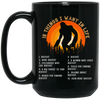 Bigfoot Cryptid Bigfoot Lover Mythical Science Black Mug