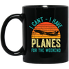 Airline Pilot Aviation Themed Pun Corporate Pilot Black Mug