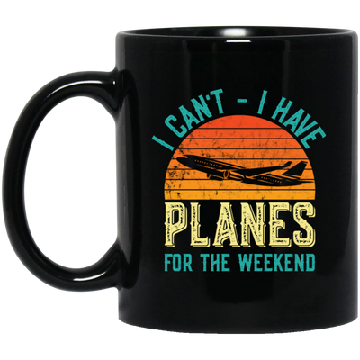 Airline Pilot Aviation Themed Pun Corporate Pilot Black Mug