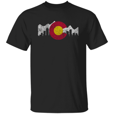 Colorado Mountains, Colorado Skyline Flag