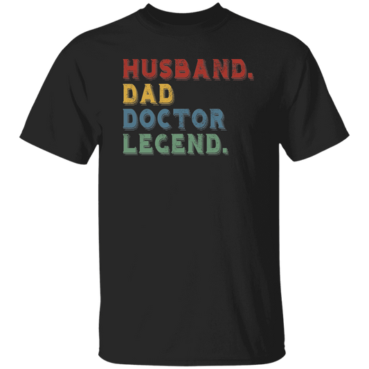 Retro Husband Dad Doctor Legend Unisex T-Shirt