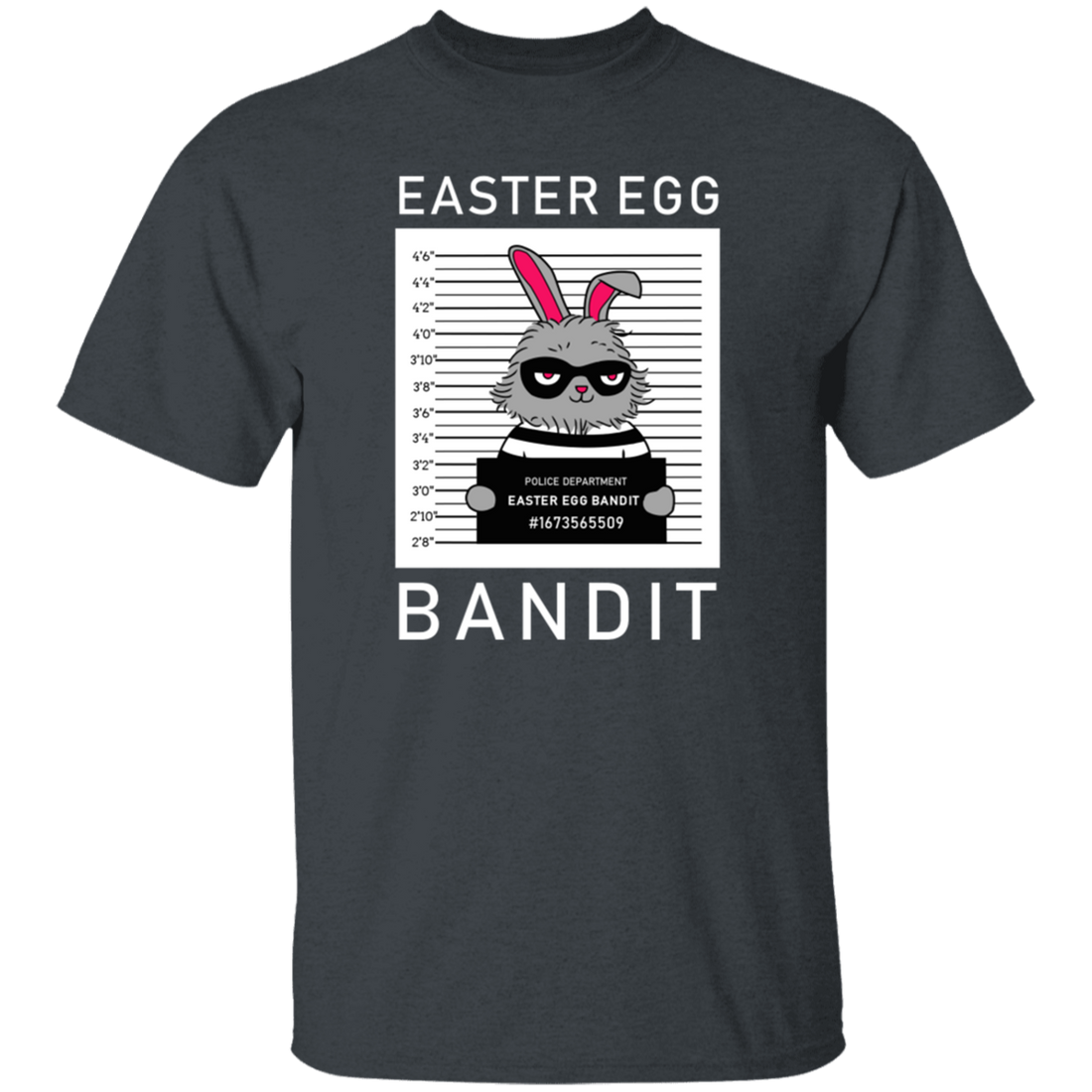 Cute Happy Easter Egg Bandit Easter Bunny