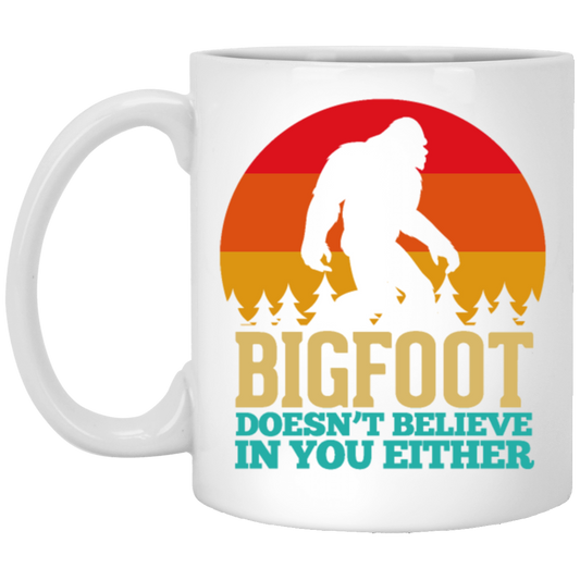 Bigfoot Sasquatch Believe Big Foot Gift, Bigfoot Vintage