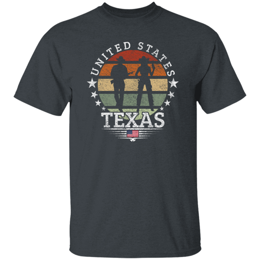 United States Texas Retro Cowboy