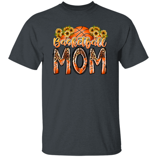 Mom's Gift, Mom Love Basketball, Best Basketball Lover Gift, Best Sport For Mom Unisex T-Shirt