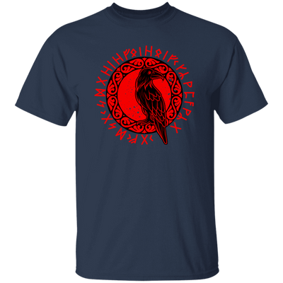 Odin Gift, Raven Vikings, Runes, Huginn Muninn Myth, Black Bird Unisex T-Shirt