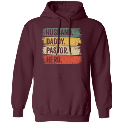 Retro Husband Gift Husband Daddy Pastor Hero