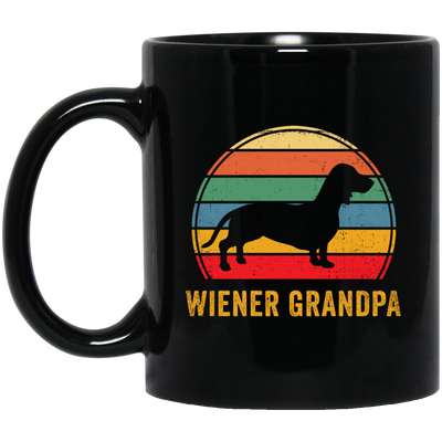 Wiener Grandpa Shirt Retro Wiener Dog