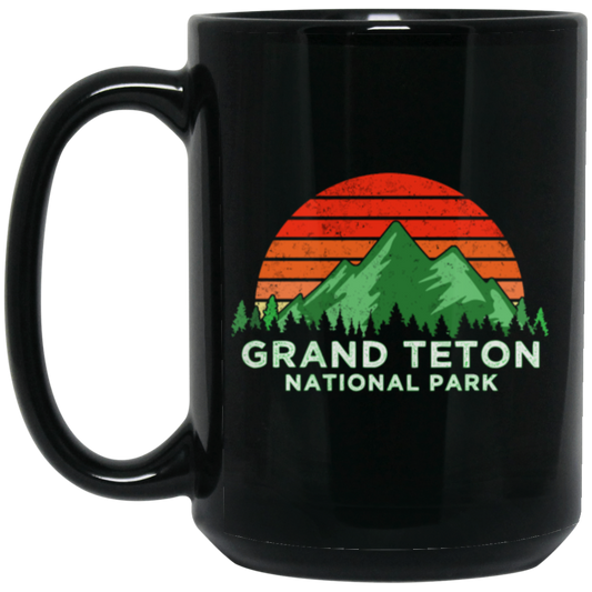 Vintage Grand Teton National Park Souvenir Retro