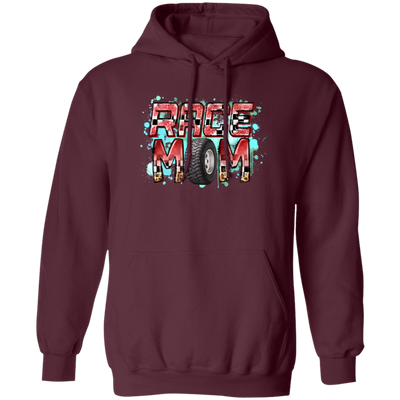 Love Race Mom, Best Gift For Race Mom, Racing Mom, Love Momma Gift Pullover Hoodie